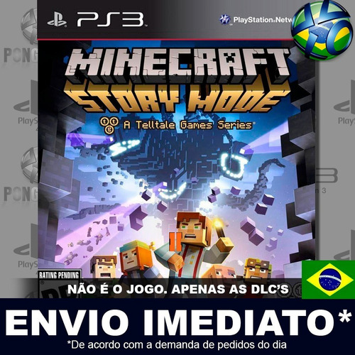 Minecraft Story Mode Ps3 Legendas Português Jogo Psn Digital
